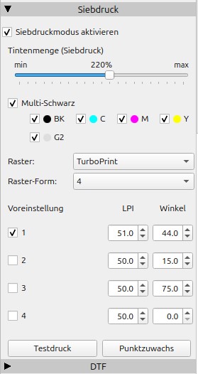 Screenshot Siebdruck